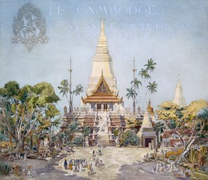 El Pabellón Camboyano, Expo de París, 1900, de 